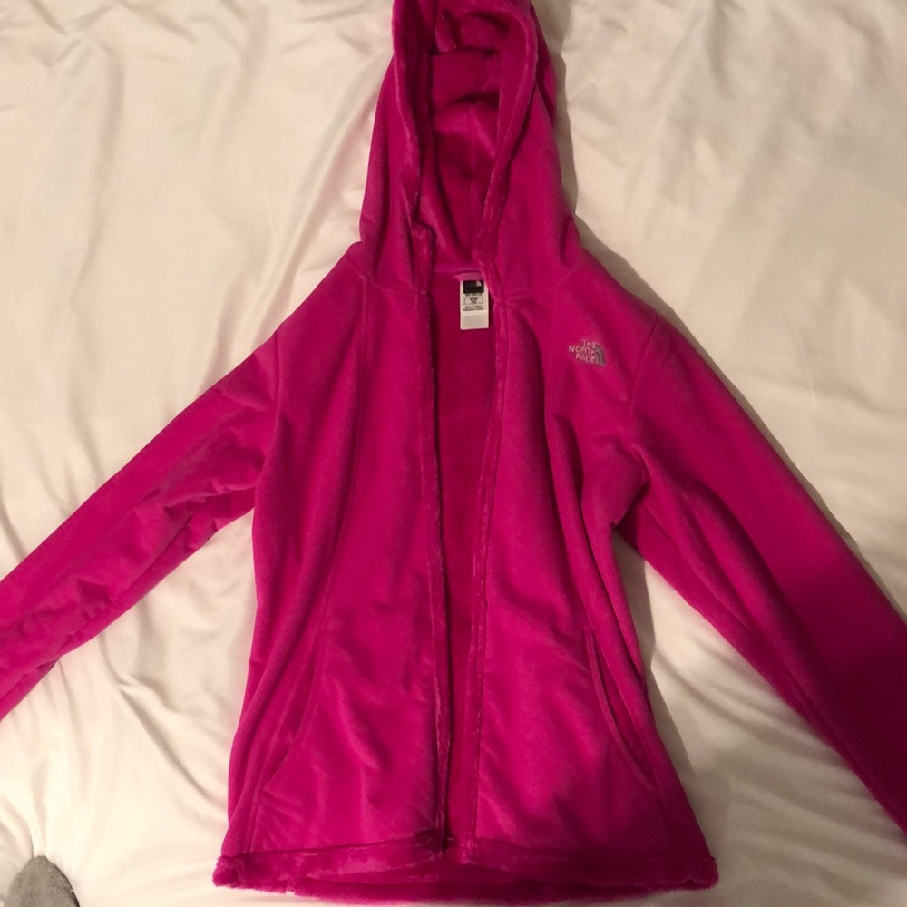 Girls North Face Zip Up Coat
